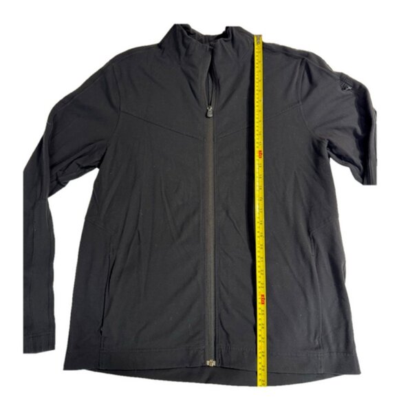 Lululemon Athletics Lulu Men XL Black Stretchy Zip-Up Jacket Collar Activewear - Picture 6 of 7
